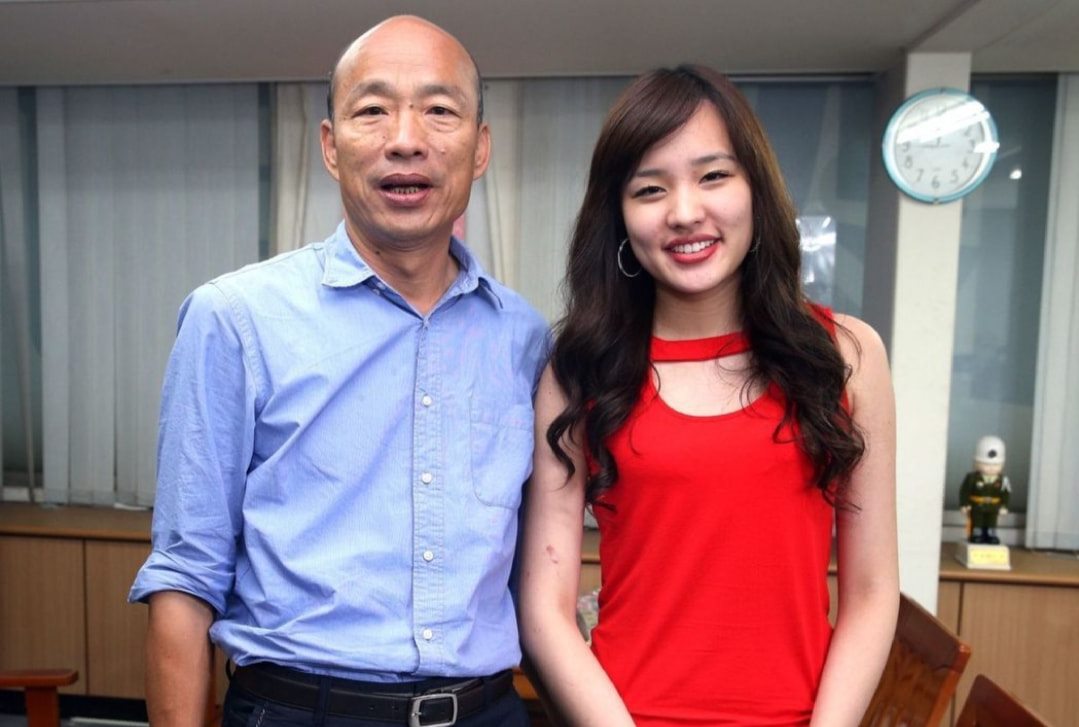 高雄市長韓國瑜與其女兒韓冰